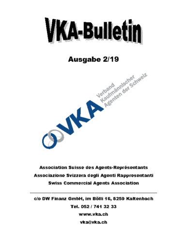 Bulletin 2019/02